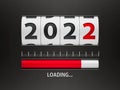 Loading New year 2022 counter Royalty Free Stock Photo