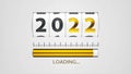 Loading New year 2022 counter #2 Royalty Free Stock Photo