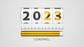 Loading New year 2023 counter #2 Royalty Free Stock Photo