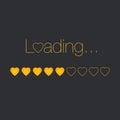 Loading heart bar