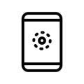 Loading phone icon or under screen finger print