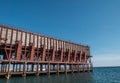 Loading platform of mineral placed in Almeria Spain of the society ÃÂ«The Alquife Mines and Railway Company LimitedÃÂ»