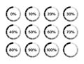 Loading process indicator isolated vector concept design. Technology concept vector design. Progress bar. Circle loader. Vector
