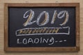 progress bar loading of 2019 Royalty Free Stock Photo