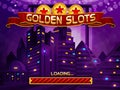 Loading screen for slots game