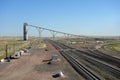 A loading silo for the coal industry in south dakota