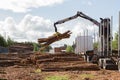 Loading of timber Royalty Free Stock Photo