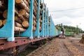 Loading of timber Royalty Free Stock Photo