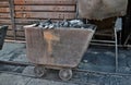 Loading and transporting coal railcars