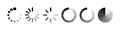 Loading. Vector Load icons, isolated. Set of Loading icons. Vector illustration