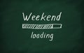 Loading weekend Royalty Free Stock Photo
