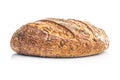 Loaf of bread isolated on white background Royalty Free Stock Photo