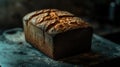 A loaf of brown bread, showcasing its texture and shape Royalty Free Stock Photo