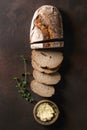 Artisan rye bread Royalty Free Stock Photo
