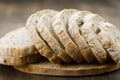 Loaf freshly baked traditional bread