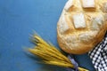 Loaf of homemade white bread