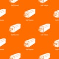 Loaf loaves pattern vector orange Royalty Free Stock Photo