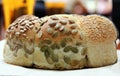 Loaf of Seeded speicality bread Royalty Free Stock Photo