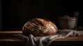 Loaf of Sourdough Bread image created by Generative AI