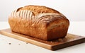 Loaf of Wheat Bread - Professional Product Imaging. Generative By Ai