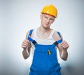 Loafer manual worker Royalty Free Stock Photo
