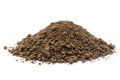 Loamy soil for crop cultivation and agriculture, Isolated soil