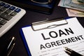 Loan agreement and money.