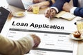 Loan Application Mortgage Money Concept Royalty Free Stock Photo