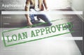 Loan Approved Accepted Application Form Concept Royalty Free Stock Photo