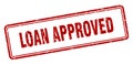 loan approved stamp