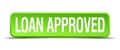 loan approved button Royalty Free Stock Photo