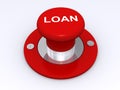 Loan button Royalty Free Stock Photo