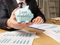 Loan eligibility is shown on the business photo using the text Royalty Free Stock Photo