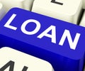 Loan Key Means Lending Or Loaning