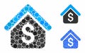 Loan mortgage Composition Icon of Circle Dots