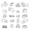 Loan payment icons