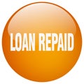 loan repaid button Royalty Free Stock Photo