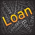 Loan,Word cloud art background