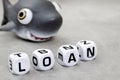 money that always comes with a price. Loan sharks everywhere Royalty Free Stock Photo