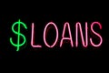 Loans Neon Sign