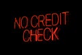 Loans Sign Vintage Neon Sign no credit check
