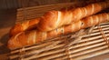 Loaves of French Baguettes Royalty Free Stock Photo