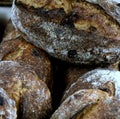 Loaves of Walnut Levain Bread Royalty Free Stock Photo