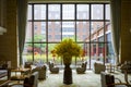 Lobby of a high-end nursing home in Shanghai, China