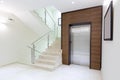 Lobby interior with elevator door Royalty Free Stock Photo