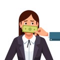 Lobbyist corruption concept Royalty Free Stock Photo