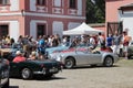Lobec, Czech Republic - Jun 11, 2022 : Chateau Lobec oldtimer car meeting Royalty Free Stock Photo