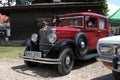 Lobec, Czech Republic - Jun 11, 2022 : Chateau Lobec oldtimer car meeting Royalty Free Stock Photo