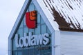 Loblaws grocery store sign in Ottawa winter