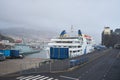 Lobo marinho cruise vessel boat on the Marina of Funchal